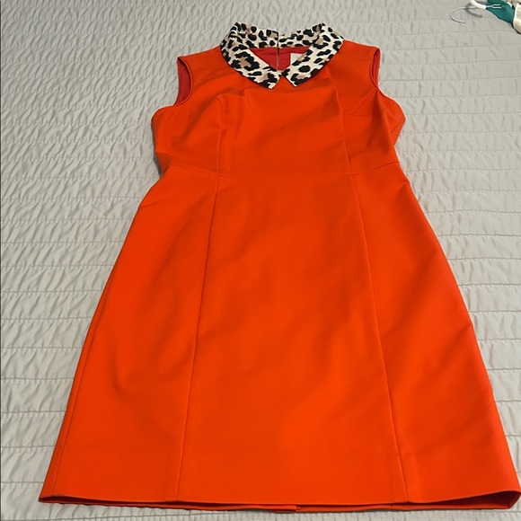 Kate Spade - Red Cotton Blend Sleeveless Shift Dress - Size 8. NWOT - Picture 1 of 9